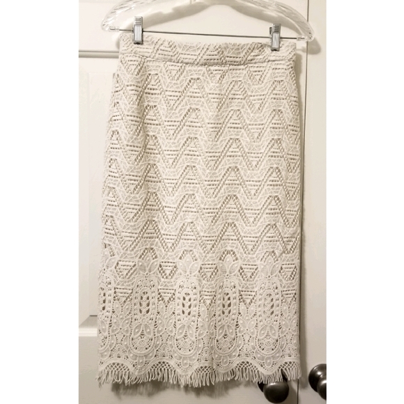 New Anthropologie Crocheted Pencil Skirt by Maeve - Picture 4 of 5